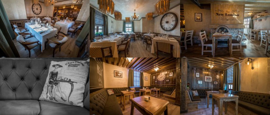 Interiorul Restaurantului The New London